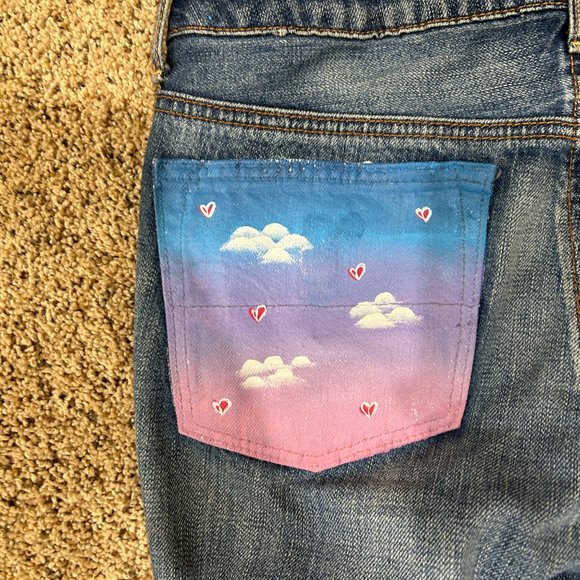 Abercrombie & Fitch Ripped Boy Crop, Size 0 - Picture 2 of 4